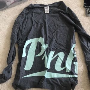 Pink long sleeve top